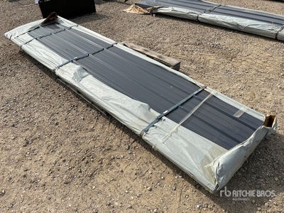 Quantity of (50) 2025 SKLP SKL50 12 Ft Galvalume Steel Sheets (Black) (Unused)