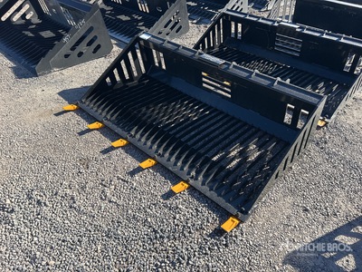 2025 GIYI GY-RB66 66 in Rock Skid Steer Bucket (Unused)