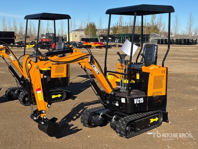 2025 VICSEC VC15J-Y Mini Excavator (Unused)