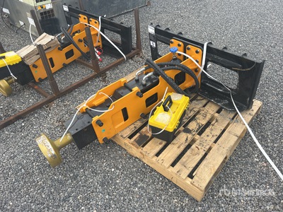 2025 GIYI GY-D680 Skid Steer Post Driver (Unused)