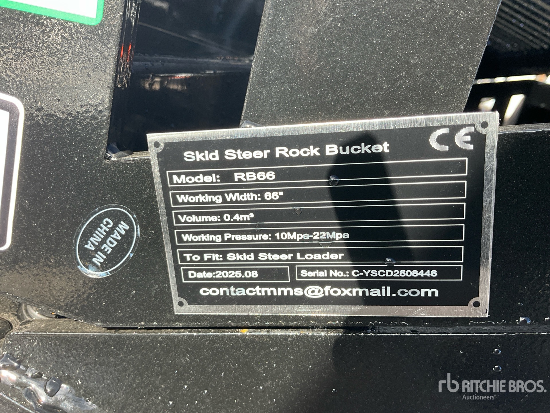 2025 GIYI GY-RB66 Rock bucket (Unused)