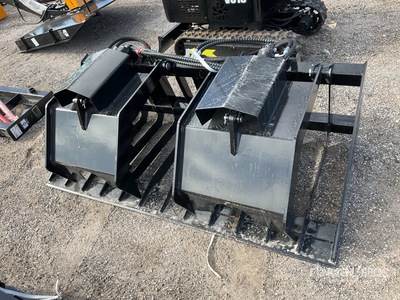 2025 GIYI GY-HWG72C 72 in Skeleton Skid Steer Grapple Bucket (Unused)