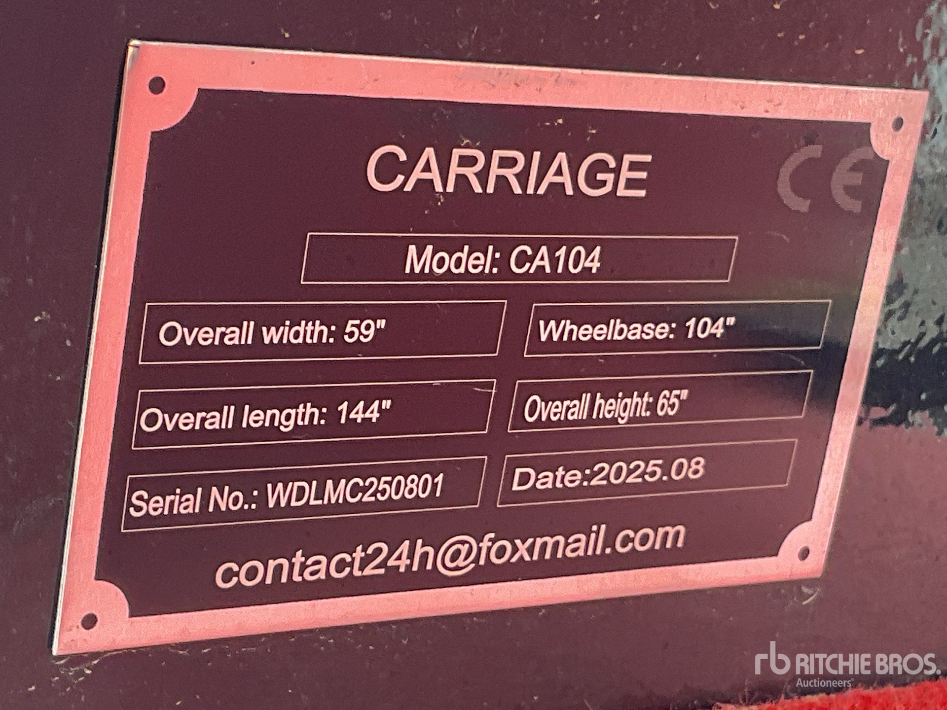 2025 SKLP SK-CA104 12 ft Horse Trailer (Unused)