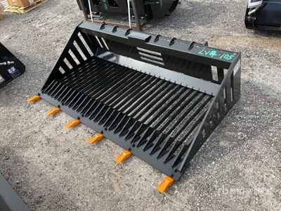 2025 GIYI GY-RB66 66 in Rock Skid Steer Bucket (Unused)