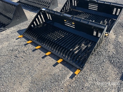 2025 GIYI GY-RB66 66 in Rock Skid Steer Bucket (Unused)