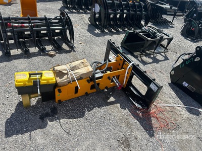 2025 GIYI GY-D680 Skid Steer Post Driver (Unused)