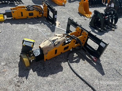 2025 GIYI GY-D680 Skid Steer Post Driver (Unused)