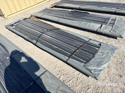 2025 SKLP SKL50 12 ft x 3 ft Galvanized Steel Sheets (Unused)