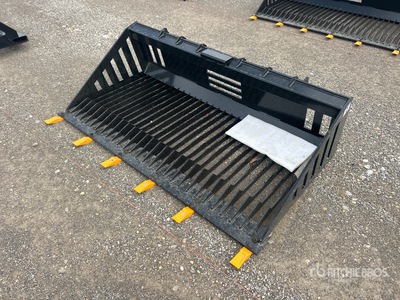 2025 GIYI GY-RB66 66 in Rock Skid Steer Bucket (Unused)