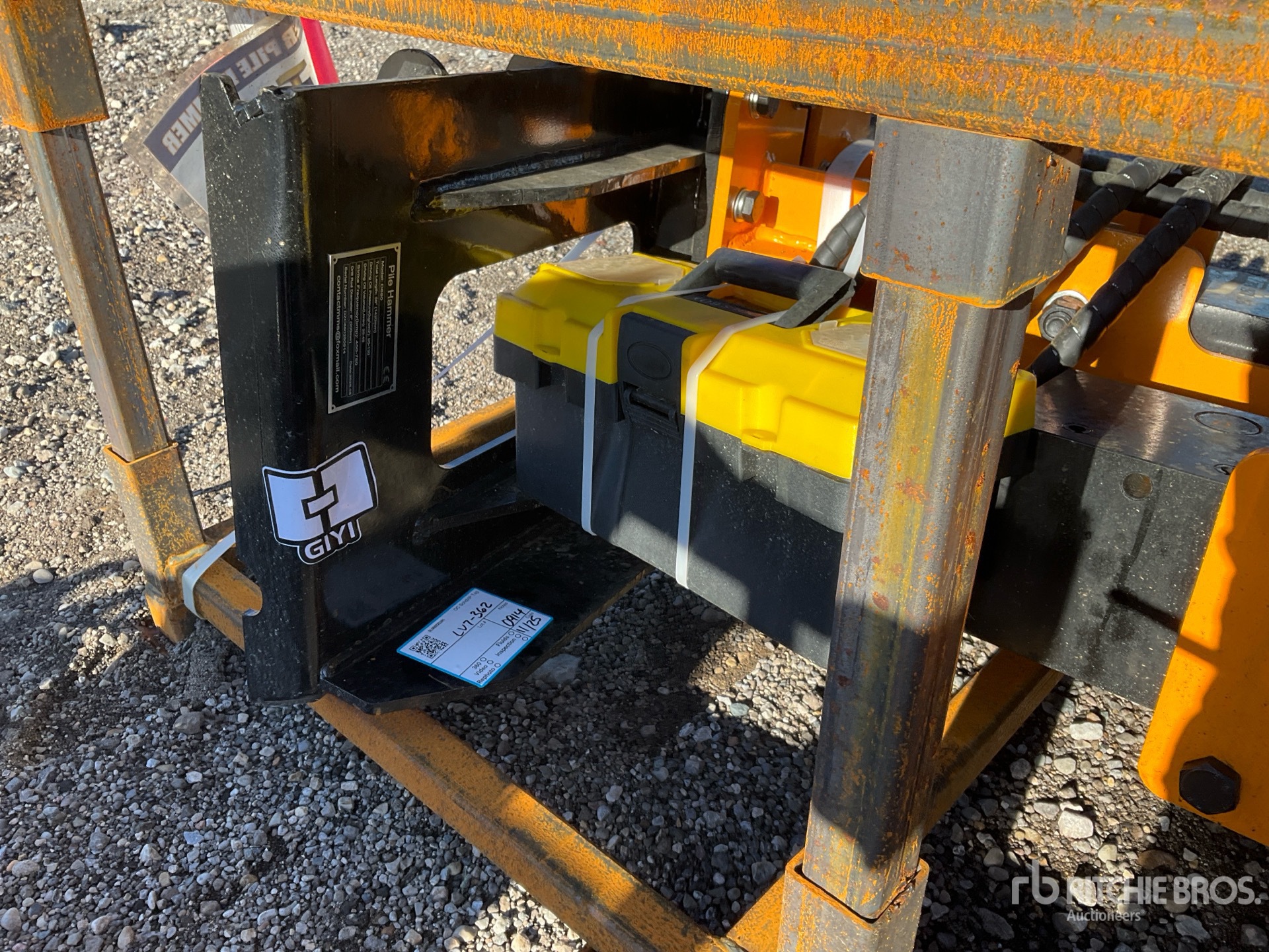 2025 GIYI GY-D680 Skid Steer Post Driver (Unused)