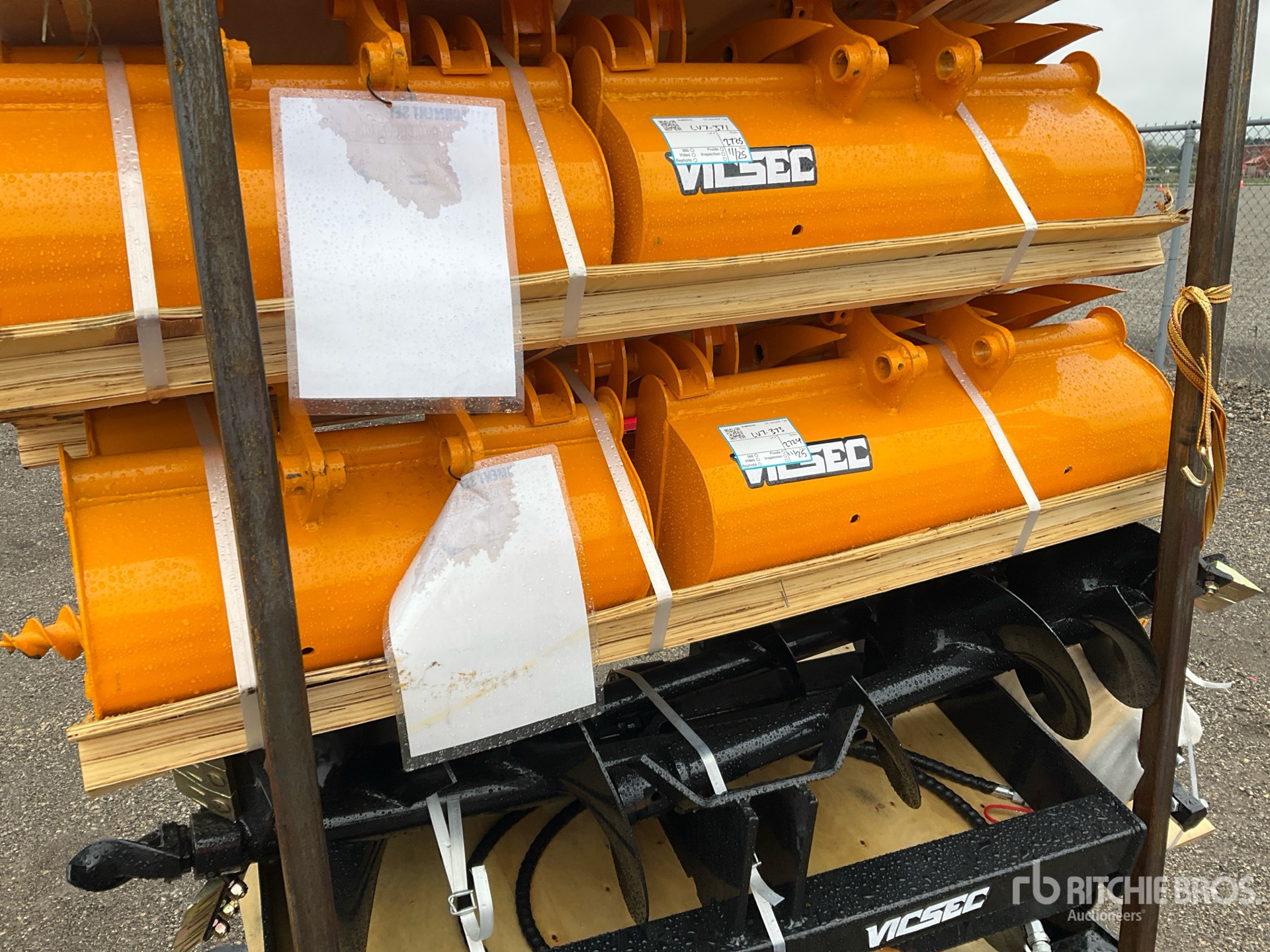 Quantity of (8) 2025 GIYI Mini Excavator Attachment (Unused)