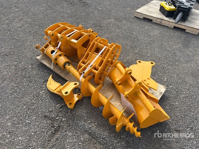 Quantity of (8) 2025 GIYI Mini Excavator Attachments (Unused)