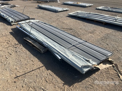 Quantity of 2025 SKLP SKL50 3 ft x 12 ft Galvanized Steel Sheets (Unused)