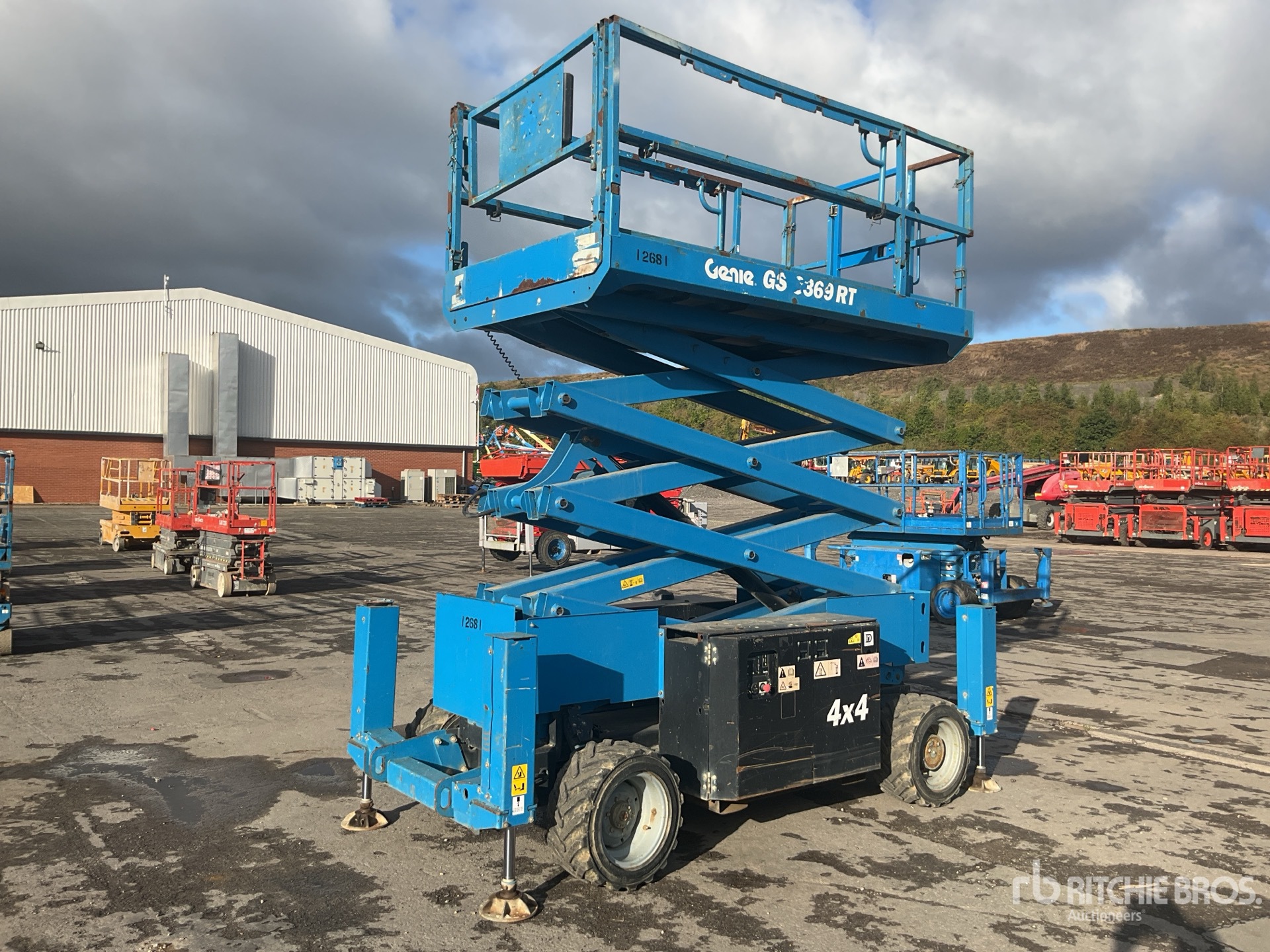 2015 Genie GS-3369RT 4x4 Diesel Scissor Lift