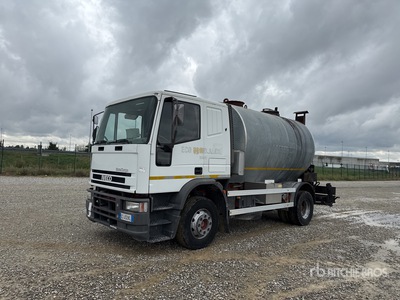 1998 Massenza B7-4.5+2.5-BB28 on Iveco Eurocargo 150E27 4x2 Sleeper Asphalt Distributor Truck
