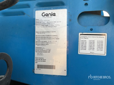 2006 Genie S85 4WD Diesel Telescopic Boom Lift