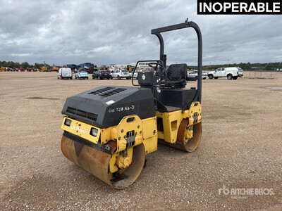 2004 Bomag BW120 AD-3 Compacteur Vibrant Tandem Double Drum Roller (Inoperable)