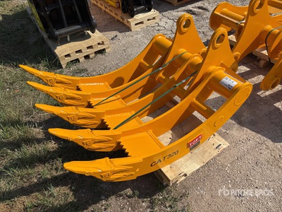2025 TOFT TOFT08R 42 in Excavator Rake - Fits 20-30 Ton Excavator (Unused)