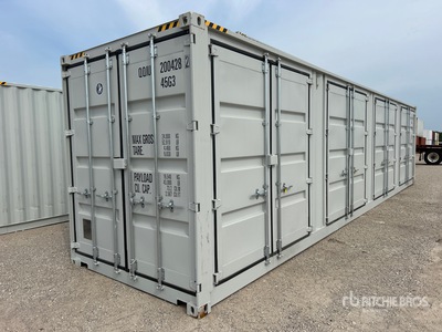 2025 40 ft High Cube Multi-Door Storage Container