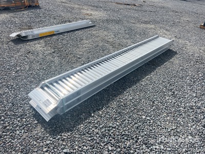 Quantity of (2) 2025 C.L.M. 125.35 Aluminum Loading Ramps (Unused)