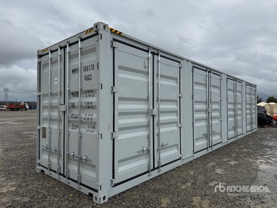 40 ft Multi-Door Open-Sided Storage Container