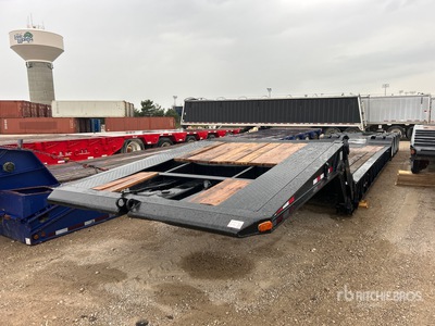 2003 Load King 504 DFM 54 ft Quad/A Folding Neck Trailer