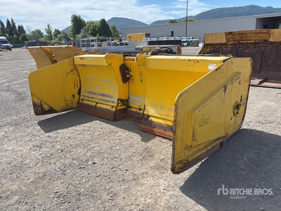 SSTA 10 ft - 17 ft Extendable Empujador de nieve - Fits Wheel Loader
