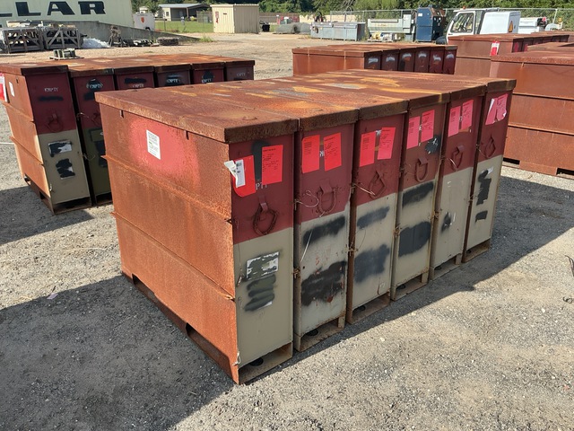 (6) Assorted 30mm Ammunition Storage Containers (6) Assorted 30mm Ammunition Storage Containers