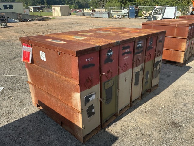 (6) JMC CNU-332/E 30mm Ammunition Storage Containers (6) JMC CNU-332/E 30mm Ammunition Storage Containers