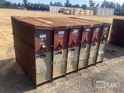 (6) CNU-332 A/E Ammunition Shipping & Storage Containers - For 30mm
