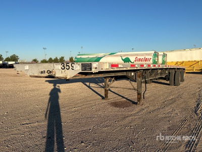 2013 Transcraft 48 ft T/A Spread Axle Remorque à plateau