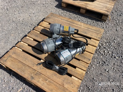 Quantity of (3) Mustang MP4800 2 in Electric Submersible Water Pump (Unused)