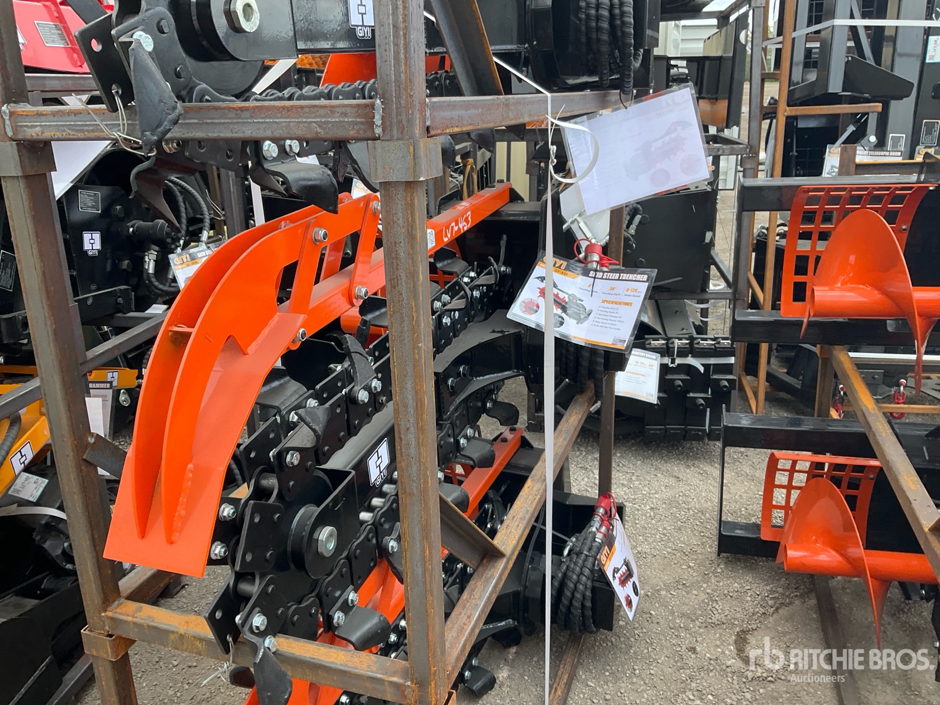 2025 GIYI GY-X39F Mini Skid Steer Trencher (Unused)