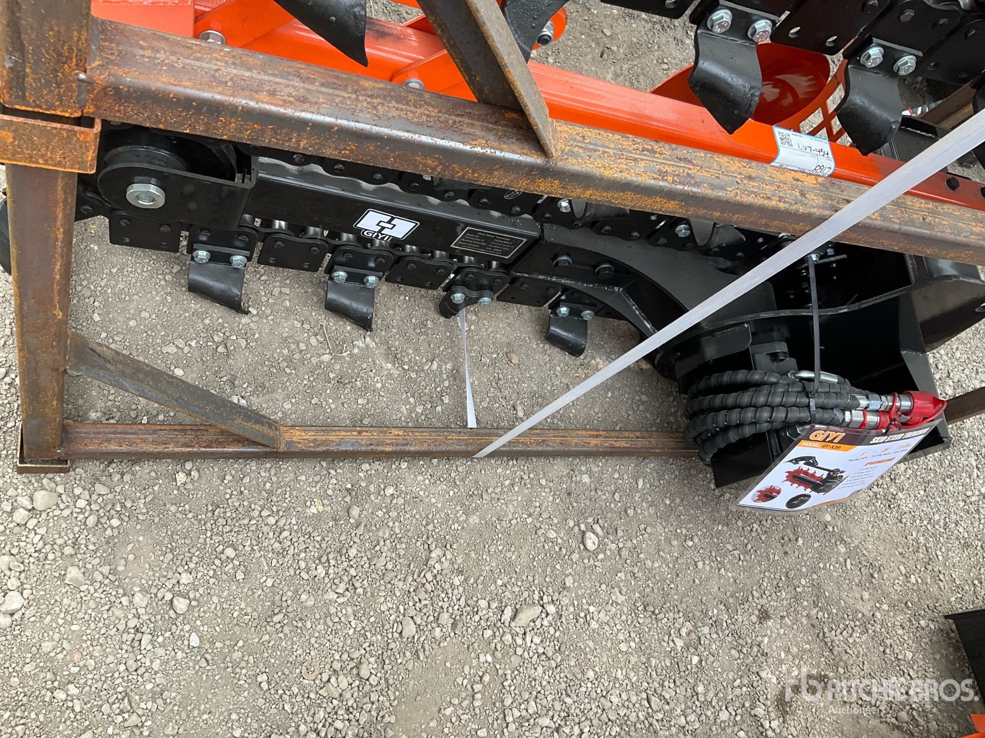 2025 GIYI GY-X39F Mini Skid Steer Trencher (Unused)