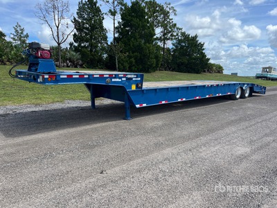 2008 Trail-Eze TE70HT48 35 ton 48 ft T/A Hydraulic Tail Trailer