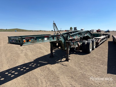 1992 Aspen TD25 T/A Extendable Removable Gooseneck Remorque Surbaissée