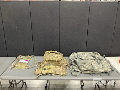 (25) Hydration System Carriers, (13) Large Field Pack Sets & Assorted Items