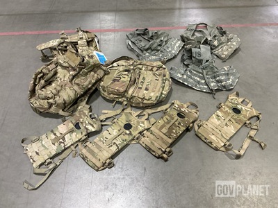 (7) Medium Rucksack Sets, (31) Hydration Carriers & Assorted Items
