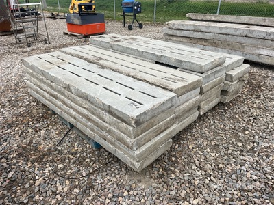 Quantity of (21) Concrete Slats
