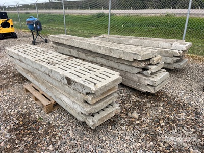 Quantity of (13) Concrete Slats