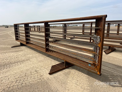 Quantity of (6) 24 ft Livestock Panel