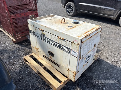 Multiquip Whisper Watt7000 8.9 kW Skid-Mounted Generator Set