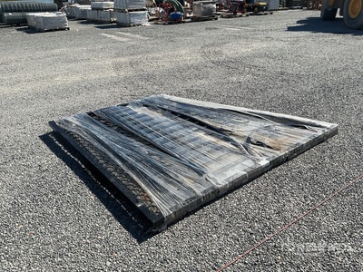 2025 SKLP SK-T20X 20 ft x 7 ft Wrought Iron Bi-Parting Driveway Gate (Unused)