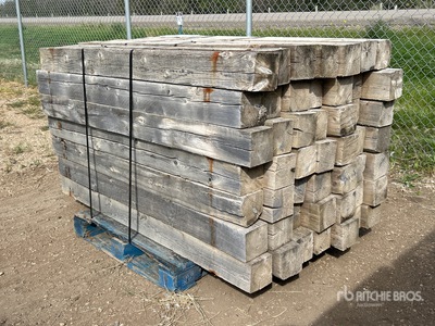Quantity of (49) 6 in x 6 in x 6 ft Cribbing