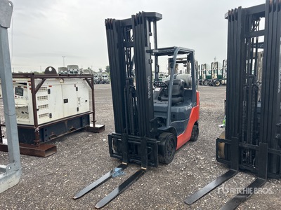 2017 Toyota 8FGCU25 1700 lb Cushion Tire Chariot Élévateur