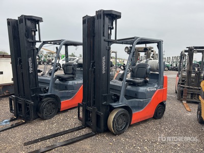 2013 Toyota 8FGCU25 1700 lb Cushion Tire Heftruck