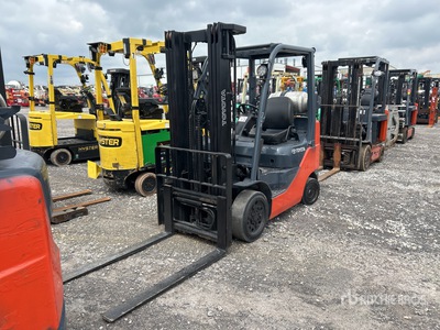 2014 Toyota 8FGCU25 4500 lb Cushion Tire Gabelstapler