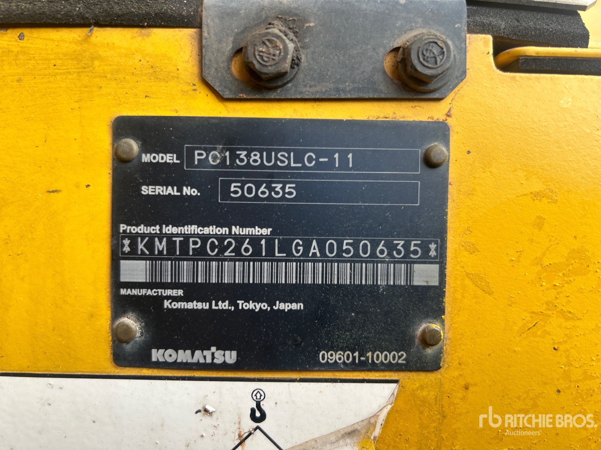 2017 Komatsu PC138USLC-11 Kettenbagger