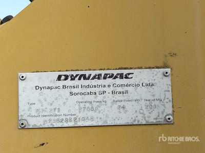 2005 Dynapac CP271 9 Wheel Compactador de Ruedas
