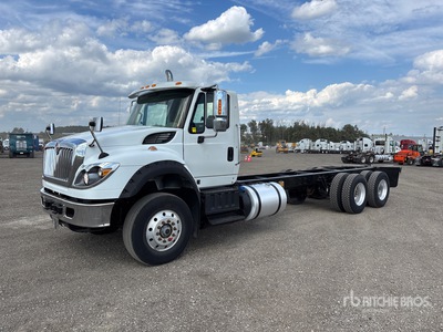 2018 International 7600 SBA 6x4 Cab and Chassis